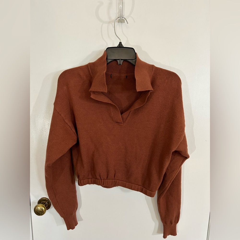 Forever-21 Cropped Long sleeve shirt